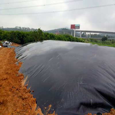 Hdpe Geomembrane used for Biodigester in Chile